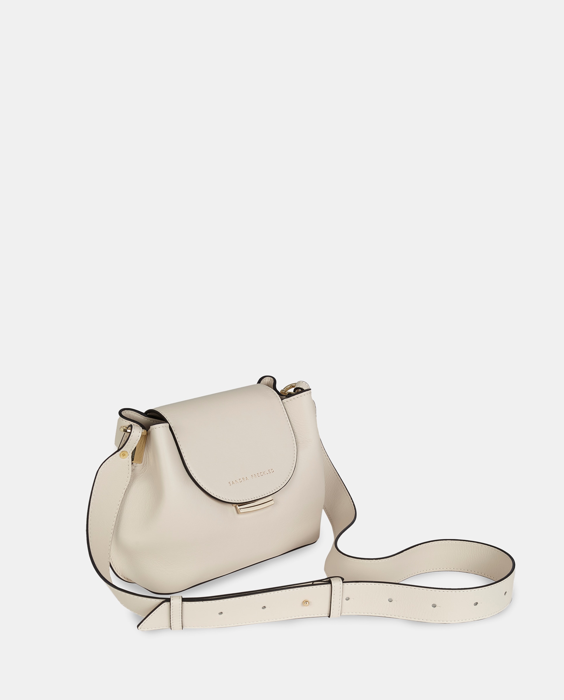 Mala Crossbody com Alça de Tiracolo Larga Branco-2