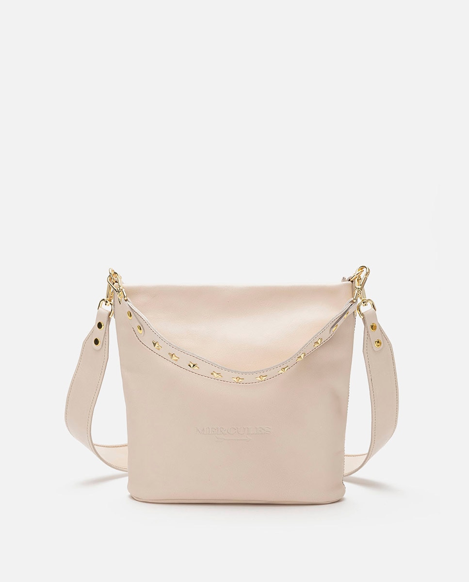 Imagem 0 de Mala a Tiracolo Média Tango com Fecho de Correr em Pele - Branco