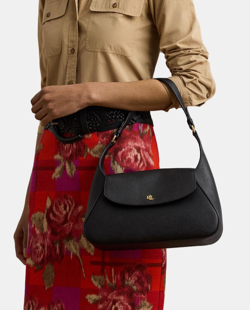 Mala Schylar Média em Pele Preto-3