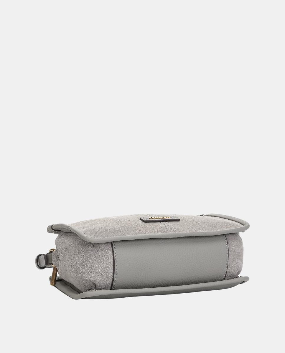 Mala a Tiracolo Freedom em Croute Cinzento-4