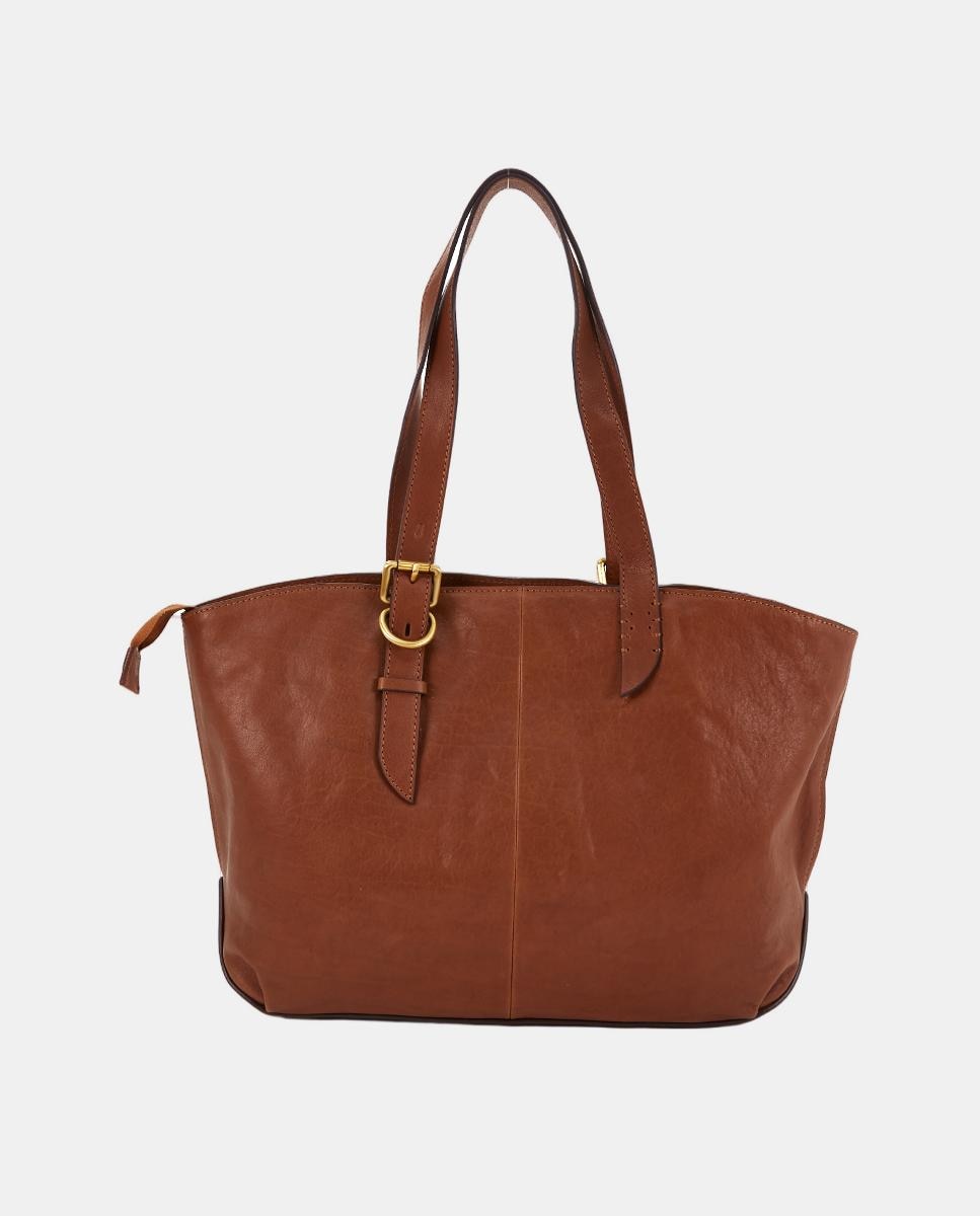 Mala Shopper Freedom em Pele Castanho-2