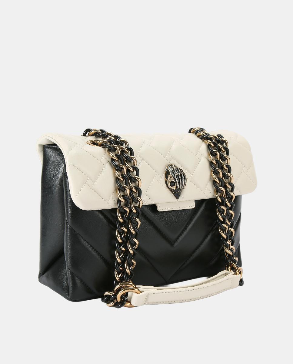 Mala Kensington Bicolor - Branco/Preto Preto-2