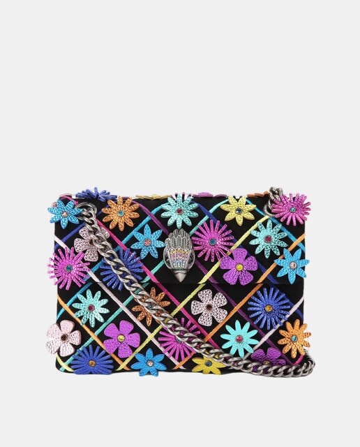 Imagen 0 de Kensington negro con adornos de flores 3d