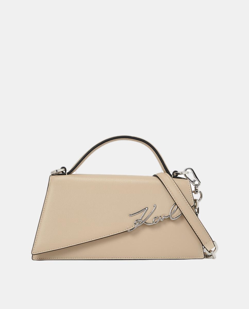 Bandolera pequño de piel con solapa · Karl Lagerfeld · El Corte Inglés