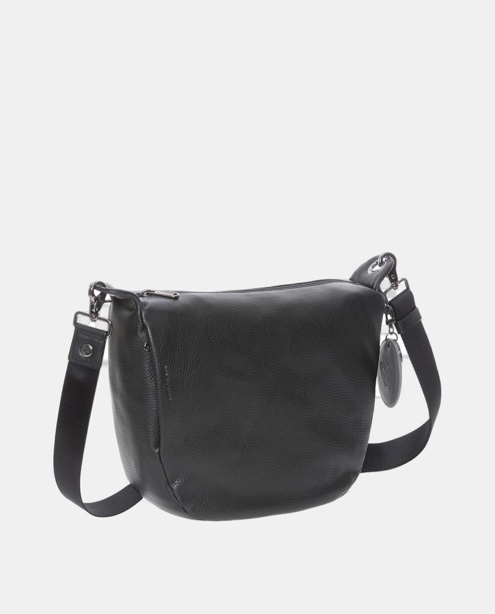Mala de tiracolo em pele cor preta Preto-2
