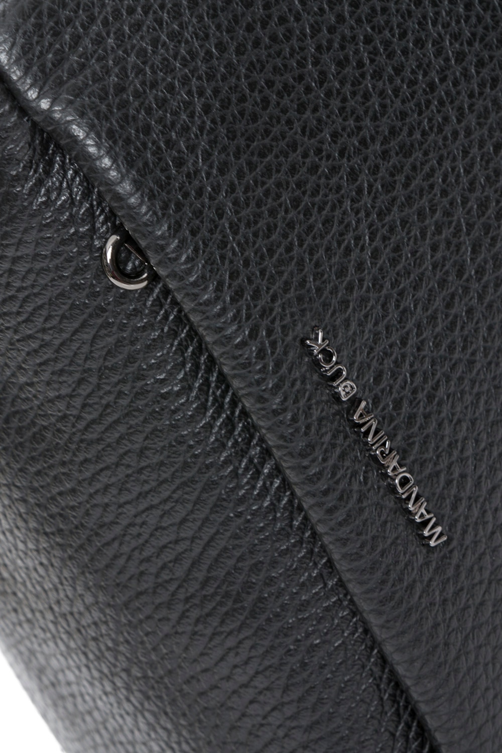 Mala de tiracolo em pele cor preta Preto-3