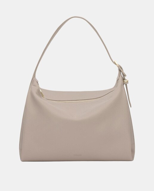 Imagen 0 de Bolso de hombro con cierre de cremallera y asa larga