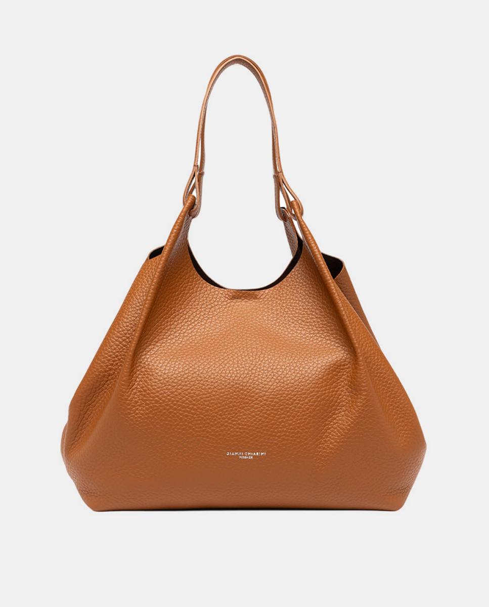 Imagem 0 de Mala Shopper Grande com Bolso Amovível em Pele - Roxo