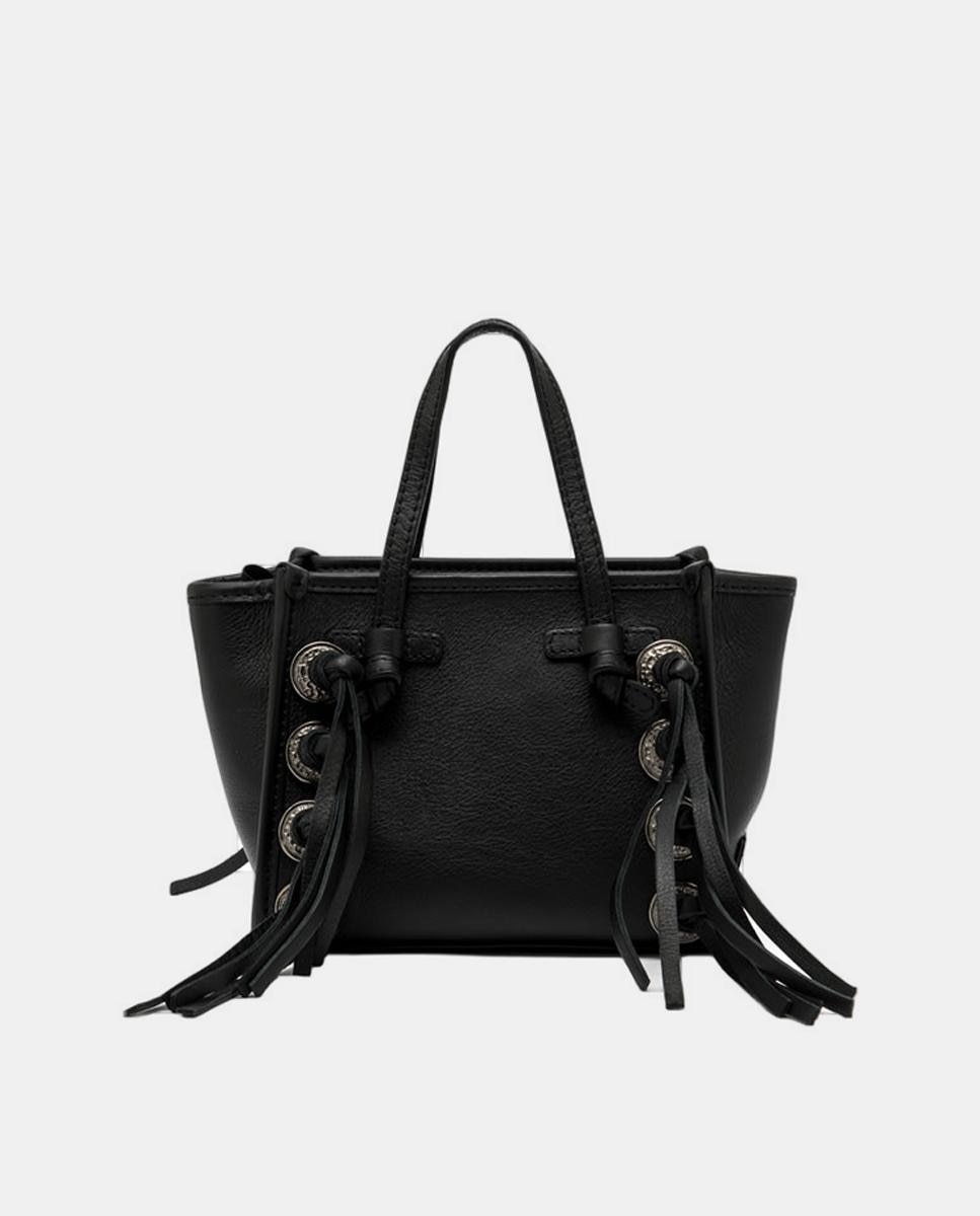 Imagem 0 de Mala a Tiracolo Marcella Tamanho Pequeno em Pele com Correia Amovível