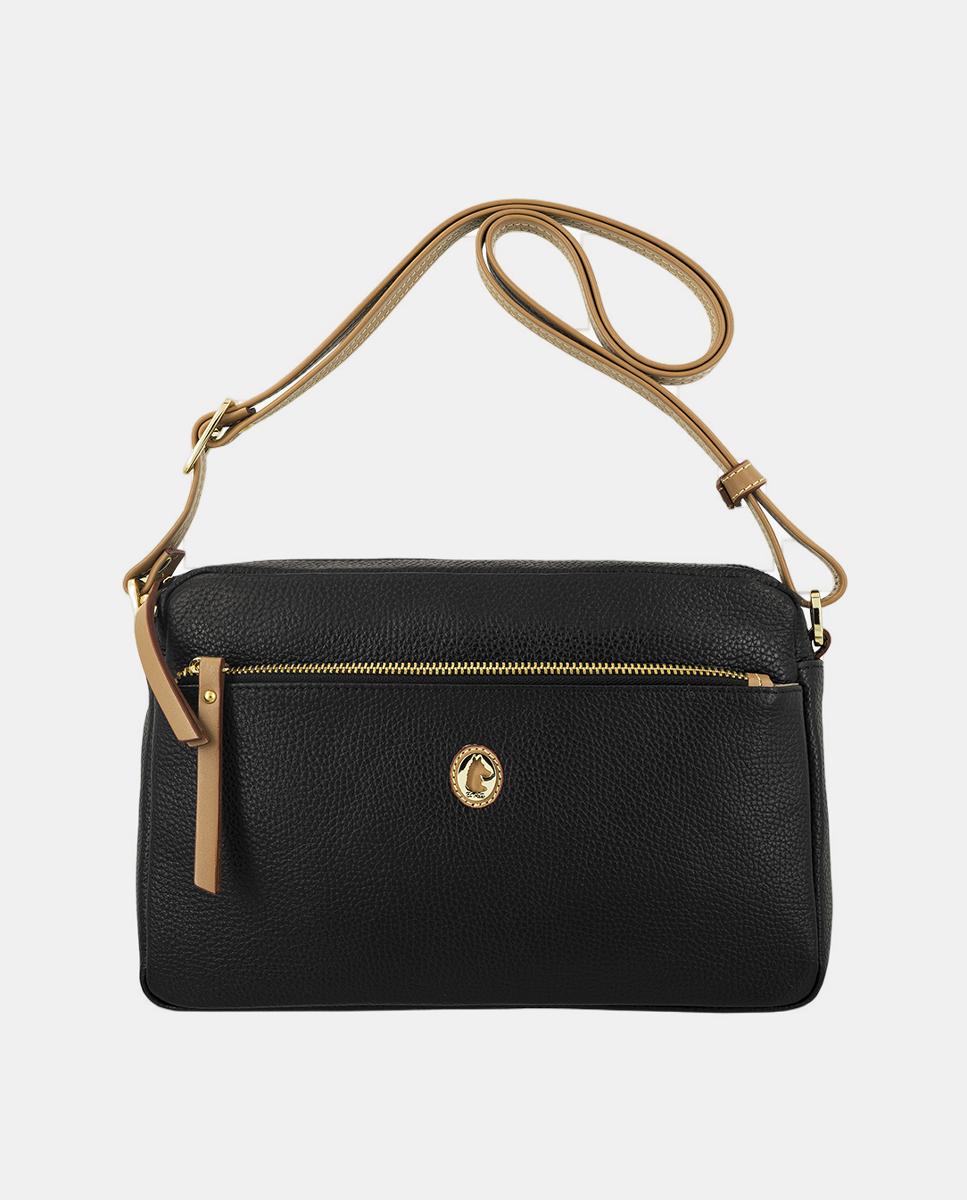 Imagem 0 de Mala a Tiracolo com Três Bolsos e Alça de Tiracolo Ajustável