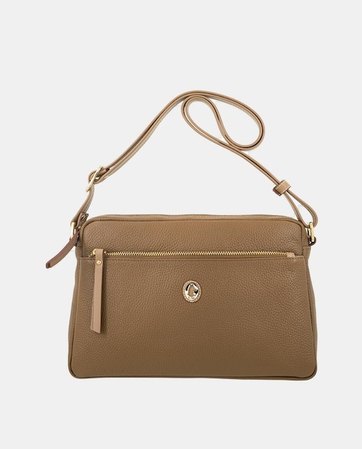 Imagem 0 de Mala a Tiracolo com Três Bolsos e Alça de Tiracolo Ajustável