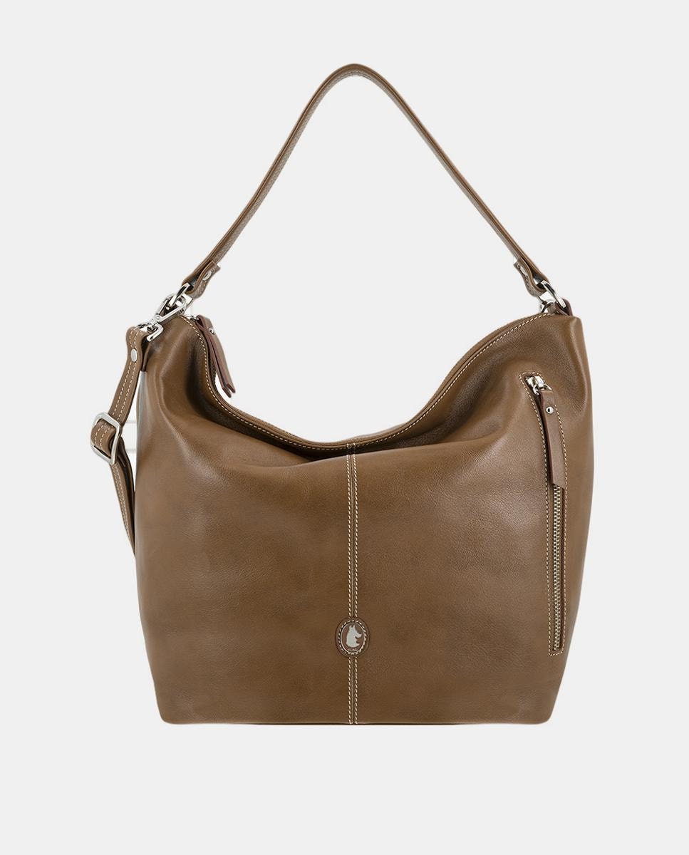 Mala Gôndola com Alça de Tiracolo Ajustável Camel-1