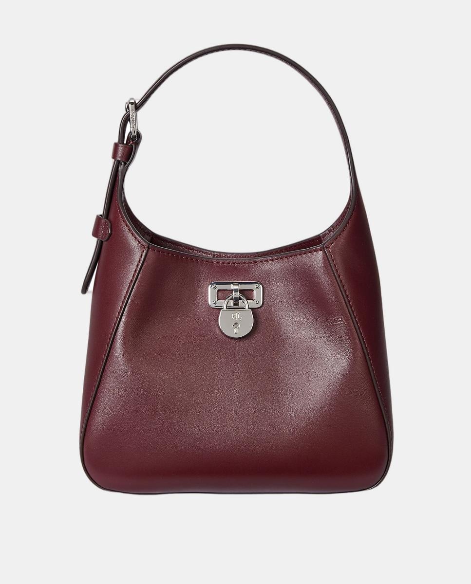 Mala de Ombro Tanner Pequena em Pele Grená-1