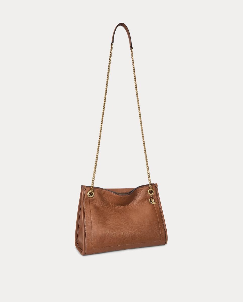 Bolso tote Bradley mediano de piel · Lauren Ralph Lauren · El
