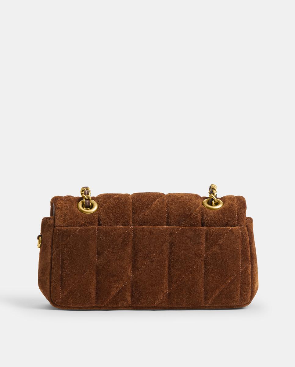 Mala de Ombro Quilted Tabby 20 Castanho-4