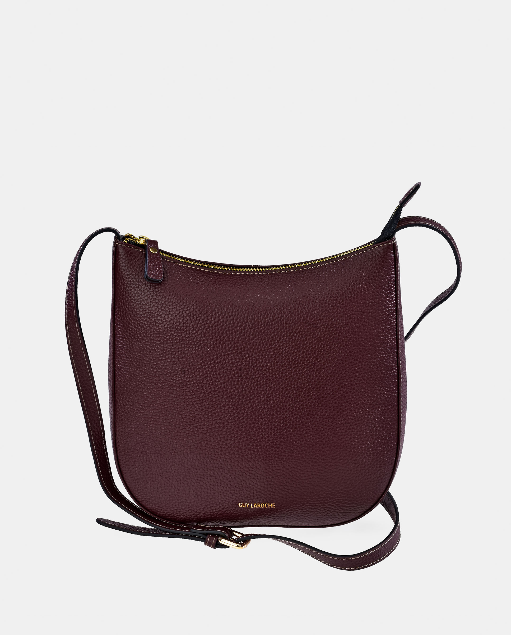 Imagem 0 de Mala Crossbody em Pele com Bolso Traseiro
