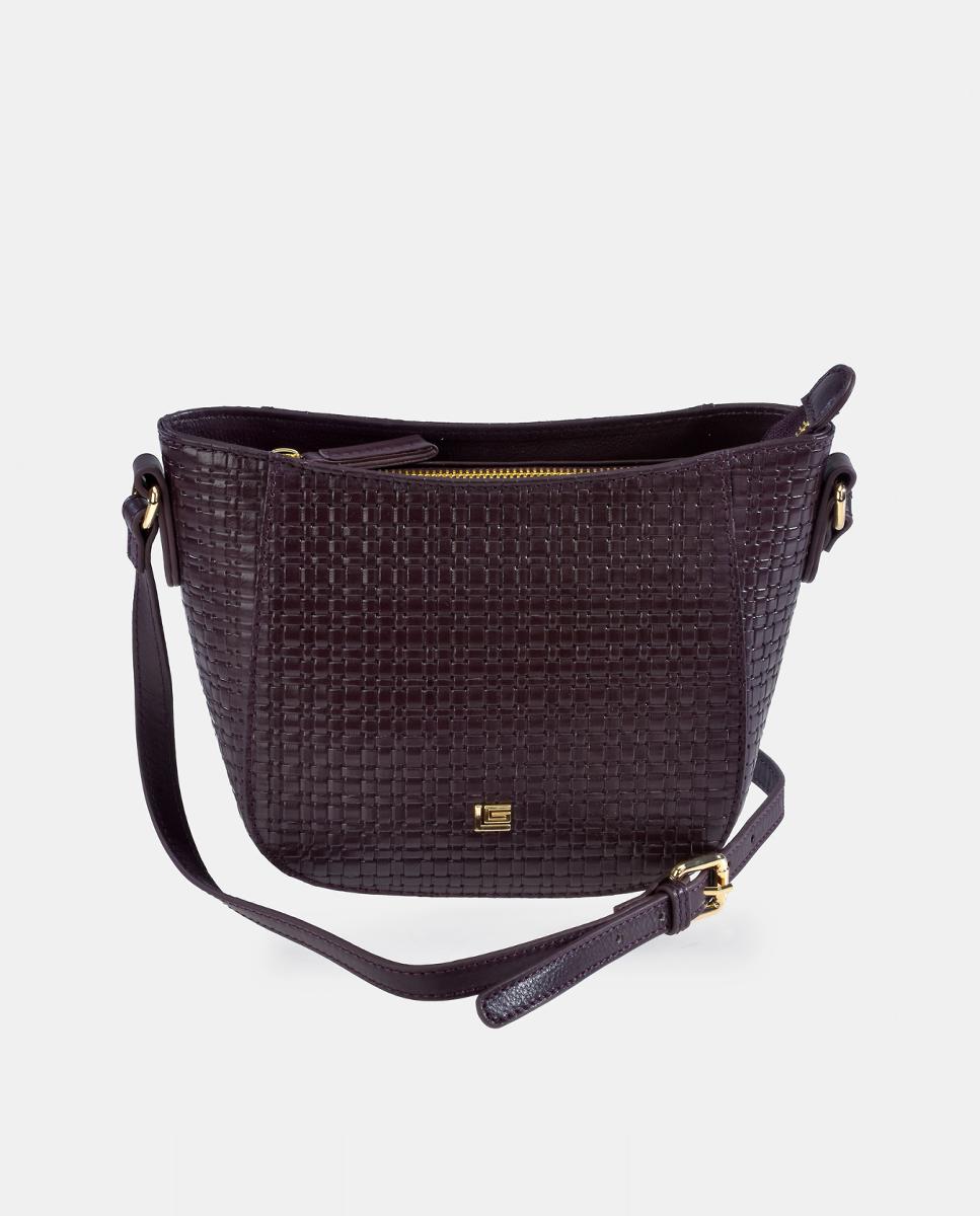 Imagem 0 de Mala Crossbody em Pele - Preto