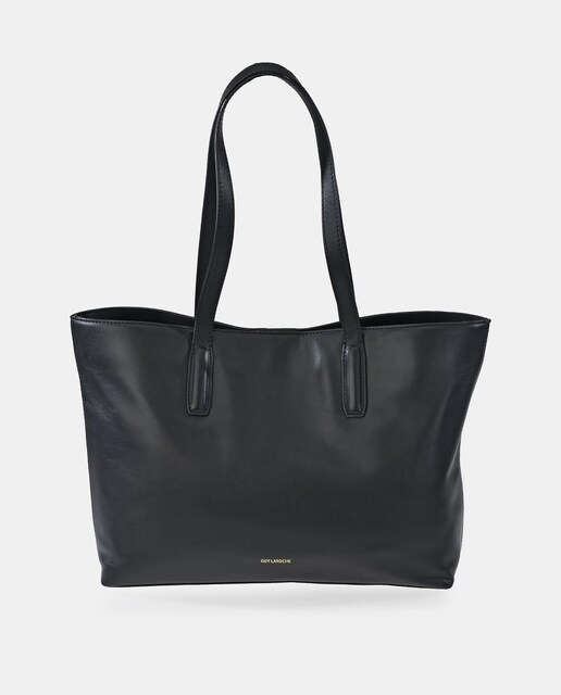 Imagem 0 de Mala Shopper Grande em Pele com Alça Dupla