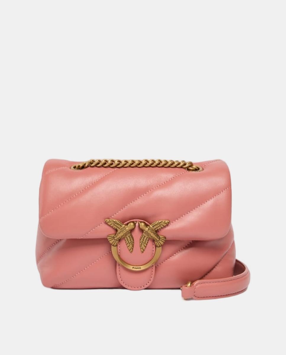 Mala Puff Acolchoada Mini Rosa-1