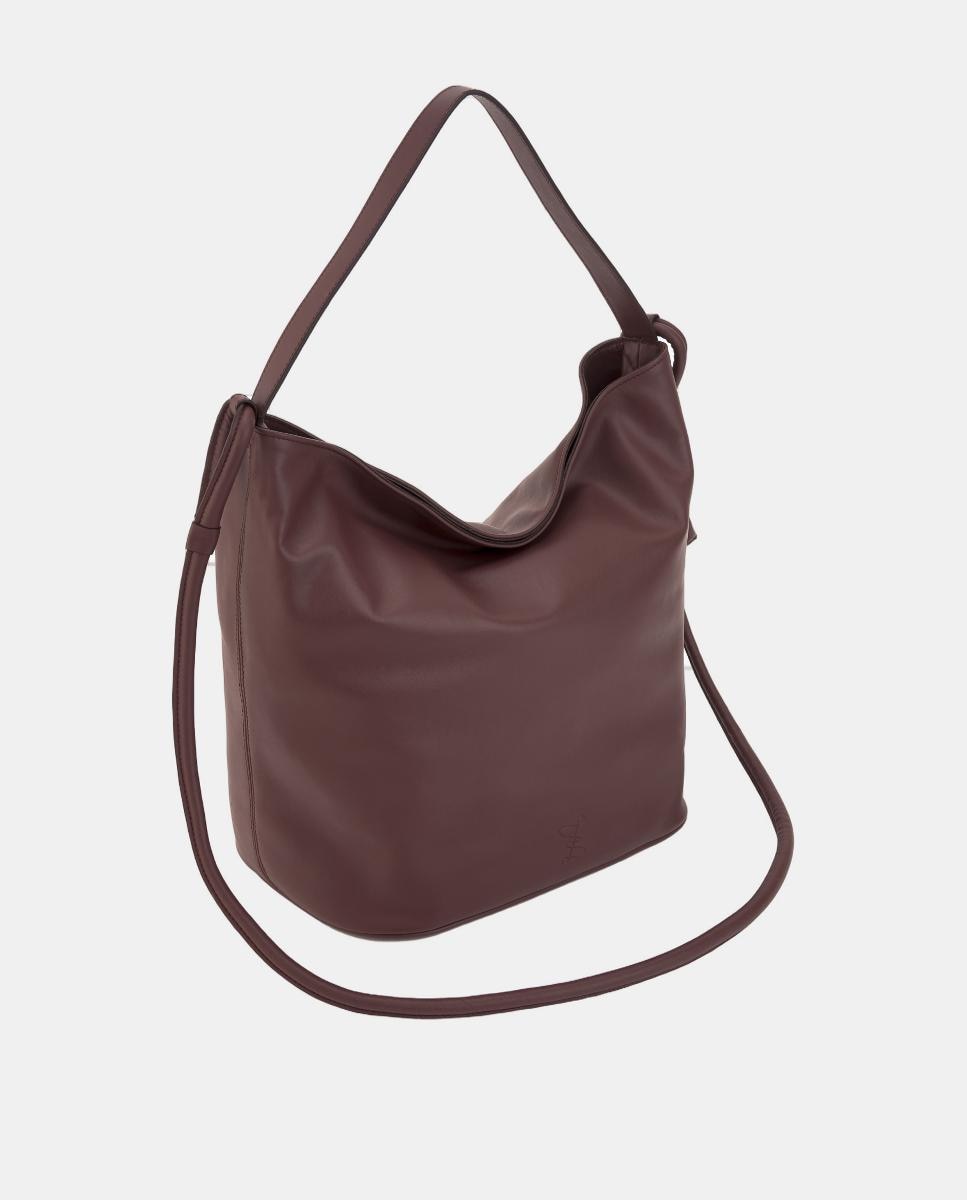 Mala de Forma Bucket Castanho-1