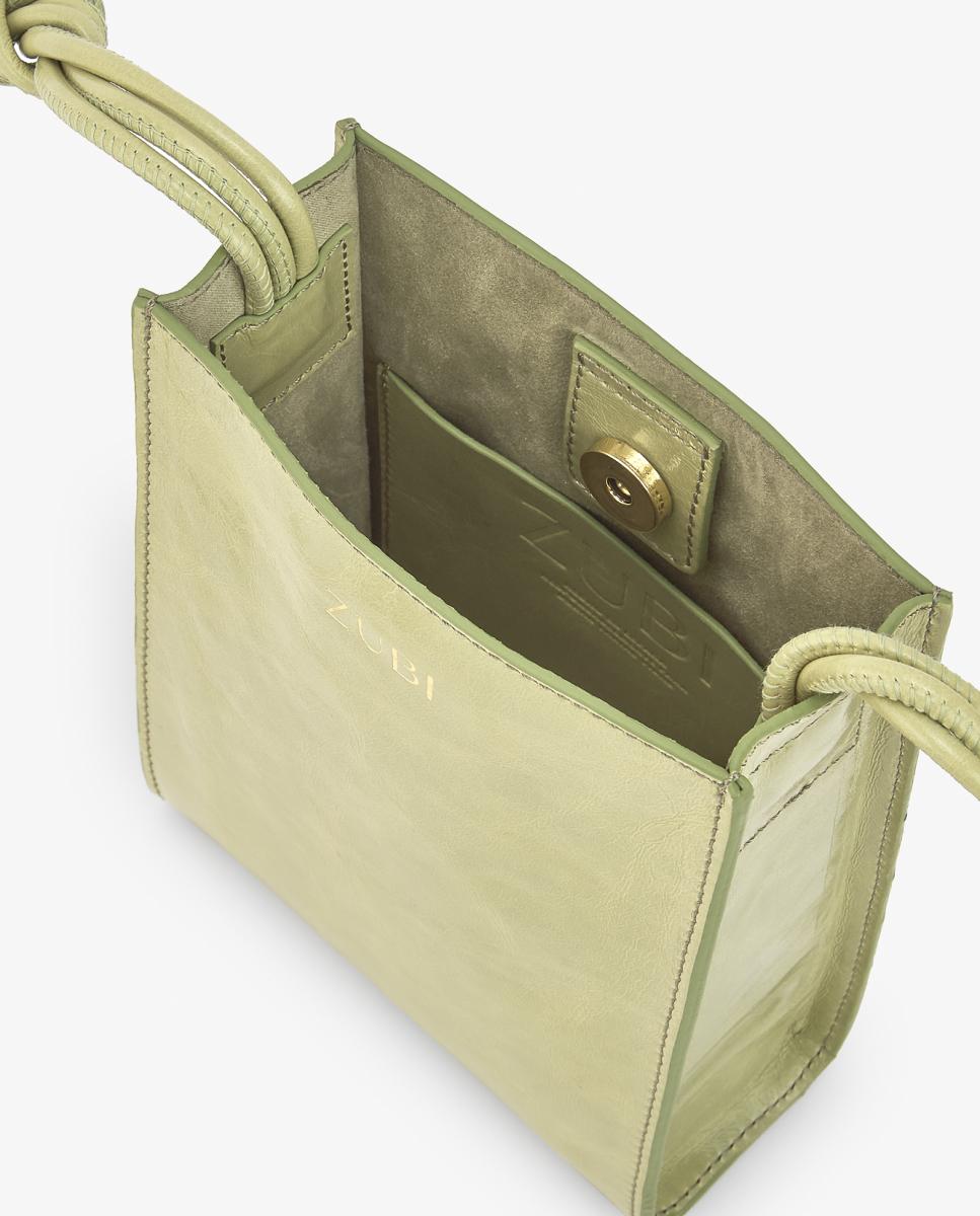 Mala a Tiracolo de Forma Retangular Verde-2