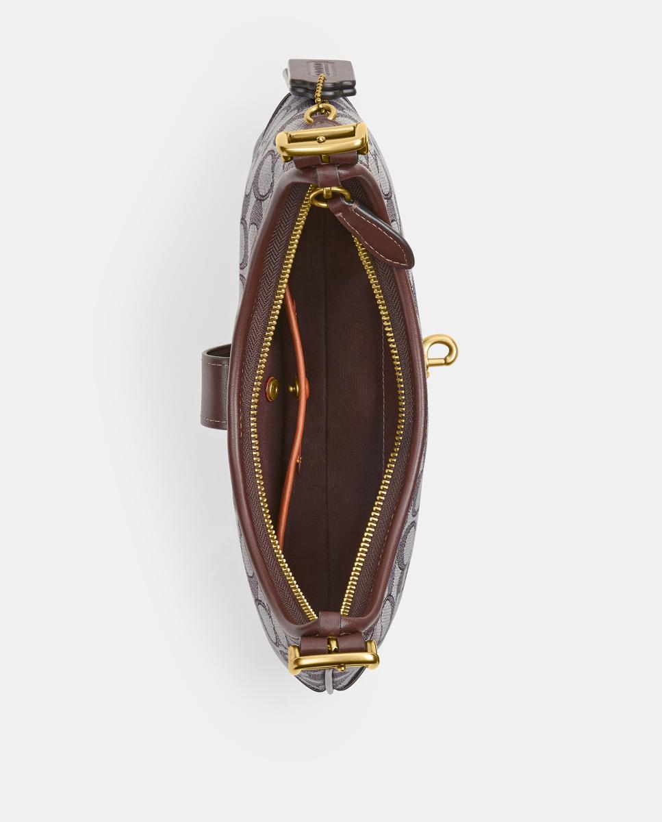 Mala de Ombro Hamptons Hobo Castanho-4