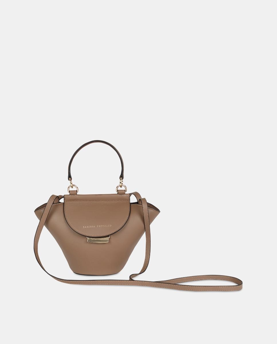 Imagen 1 de Bolso de hombro en piel - Sandra Freckled - Topo Topo