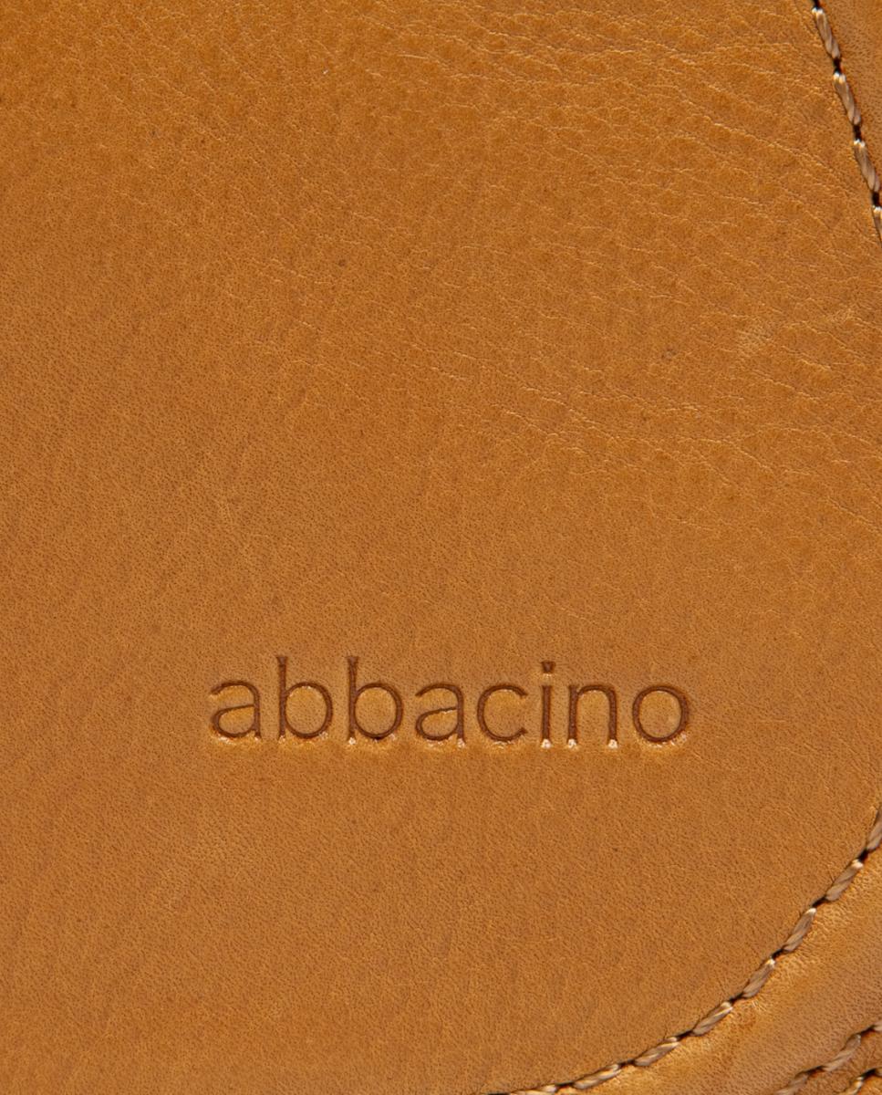 Mala a Tiracolo em Pele com Aba Castanho-7