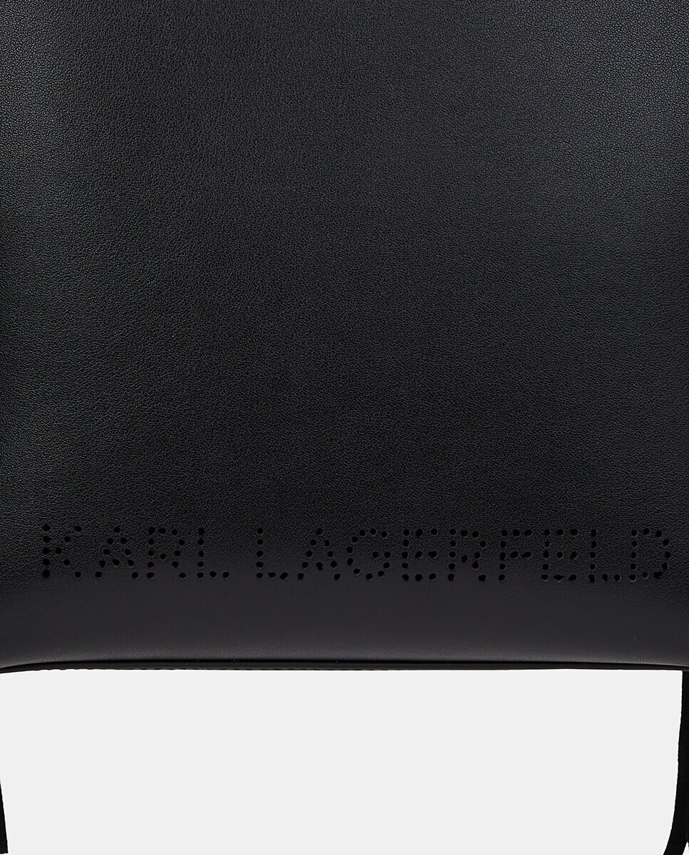 Tote de piel con flecos k/circle - Karl Lagerfeld - Negro Negro-5