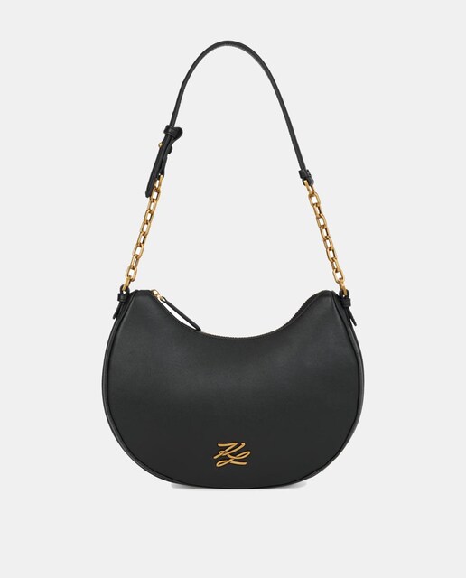 Imagem 0 de Mala Meia-Lua em Pele K/Autograph