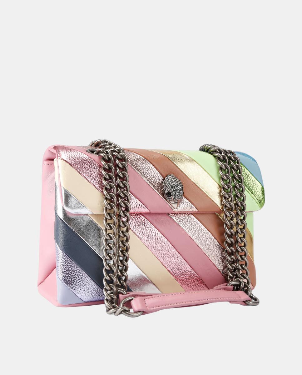 Mala Kensington Grande em Pele com Diferentes Acabamentos Multicolor-2