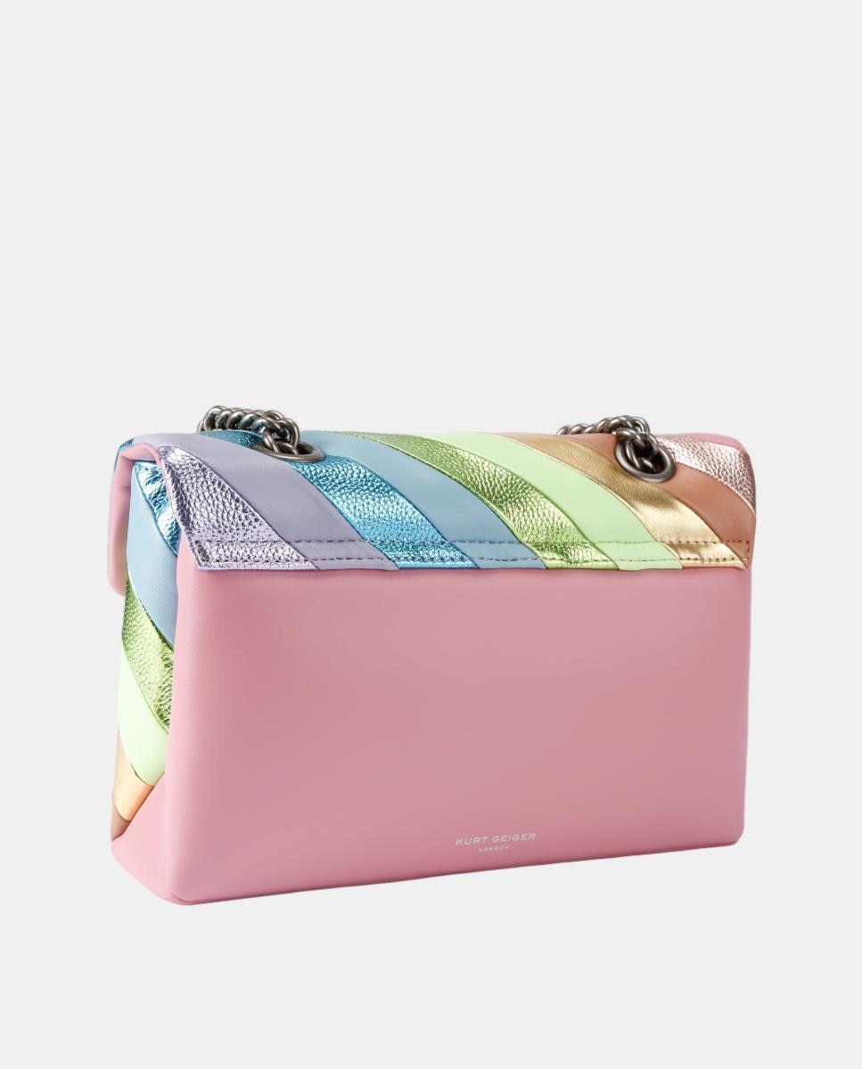 Mala Kensington Grande em Pele com Diferentes Acabamentos Multicolor-3