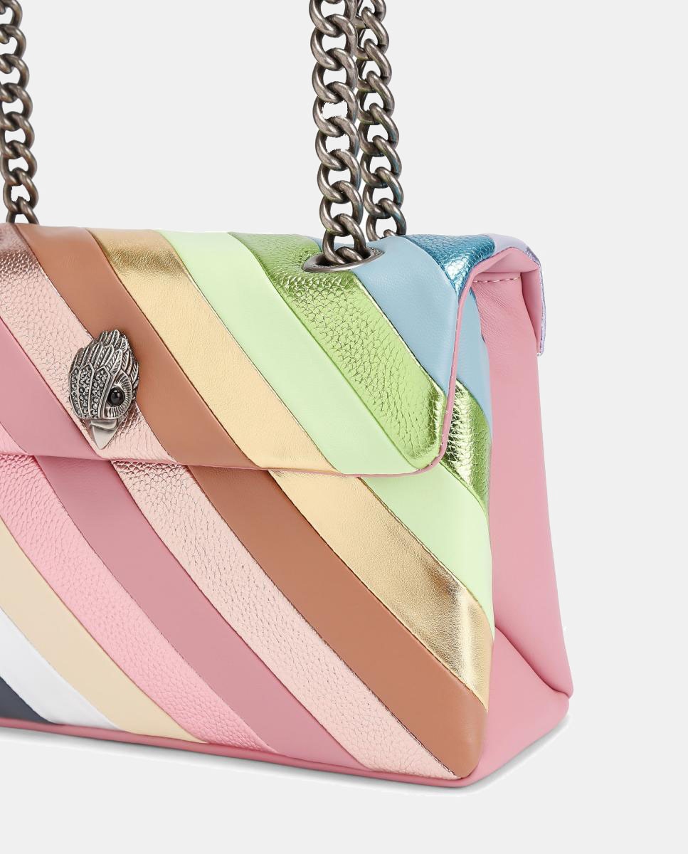 Mala Kensington Grande em Pele com Diferentes Acabamentos Multicolor-5
