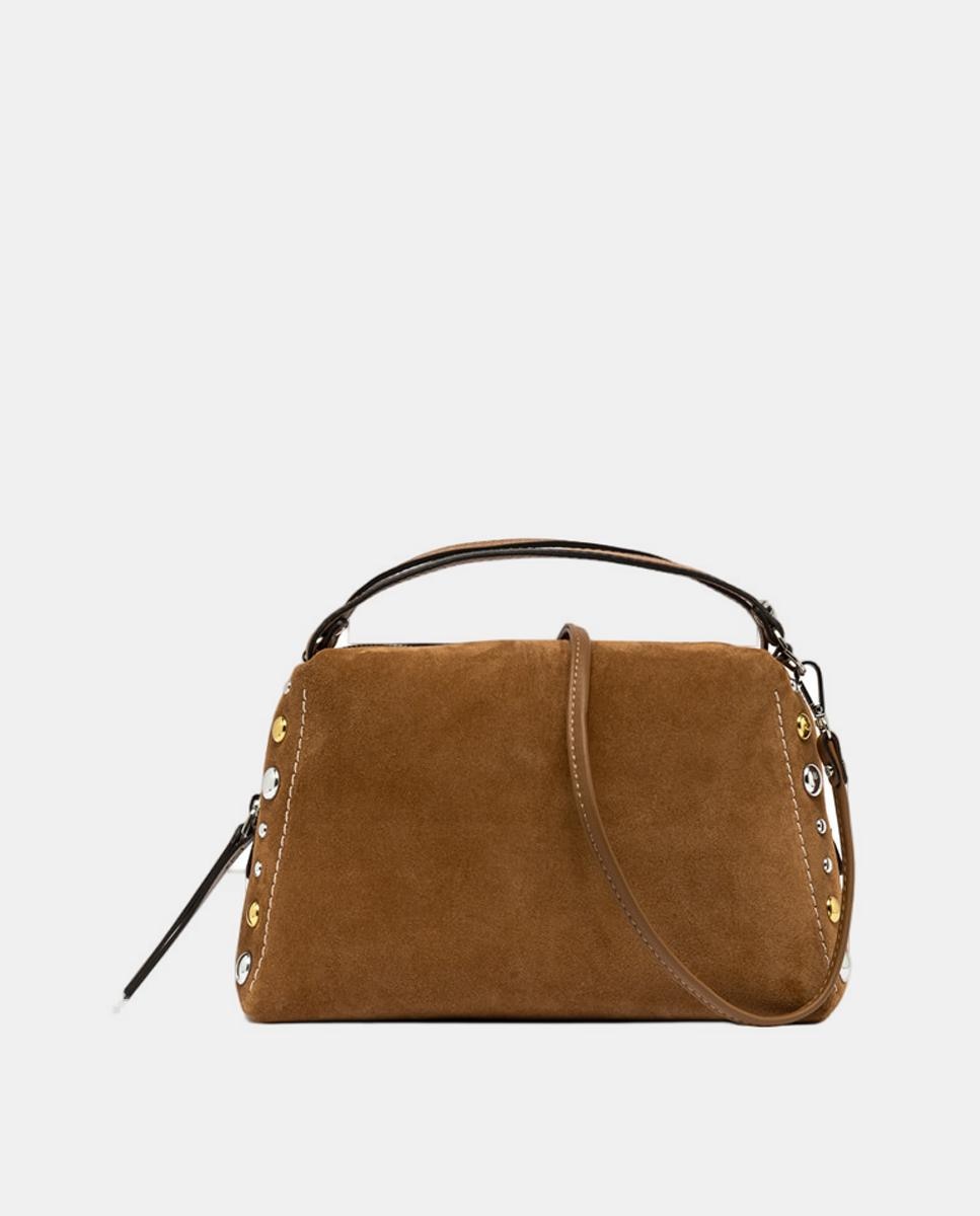 Imagem 0 de Mala de Ombro de Camurça com Correia Ajustável