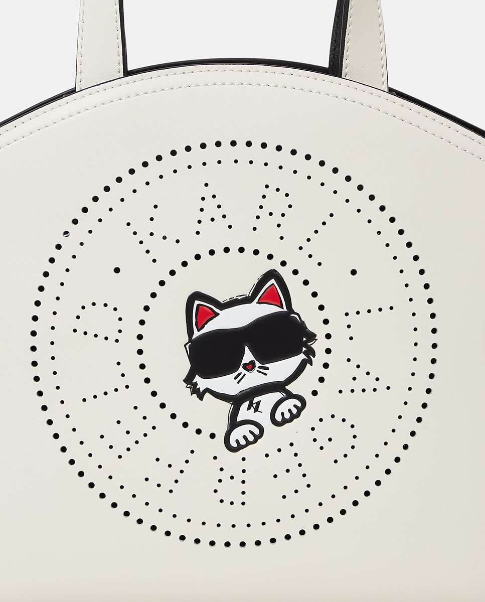 Mala Tipo Tote Pequena Choupette Creme-3