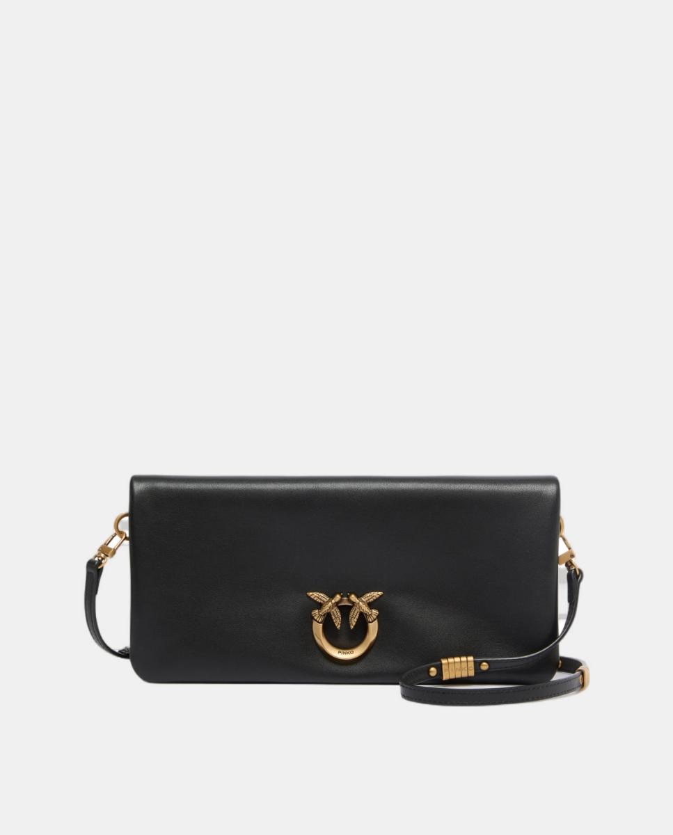 Imagem 0 de Pochette a Tiracolo Média Love Bag Click Soft Horizontal Classic de Pele