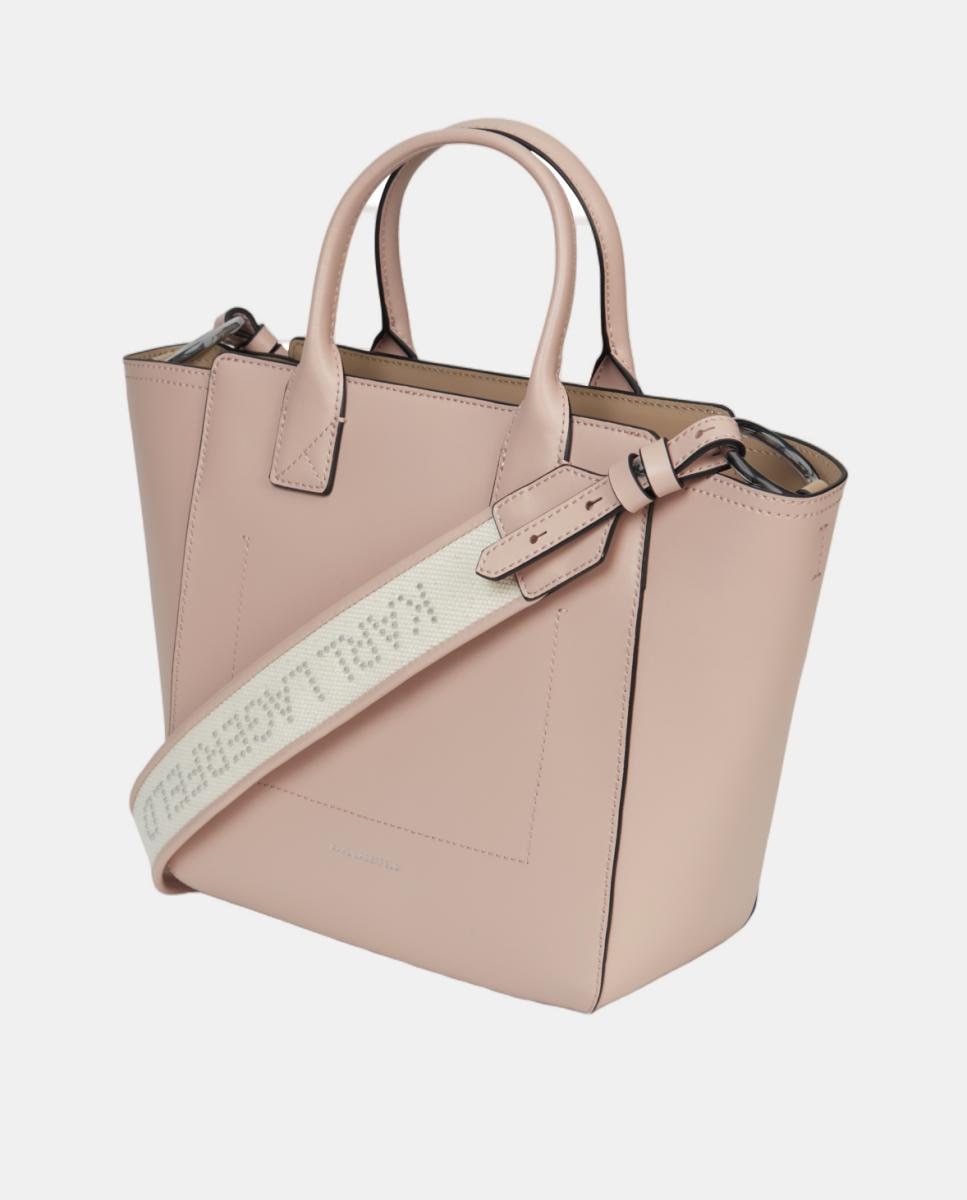 Mala Tipo Tote Pequena com Perfurado K/Daily Rosa-2