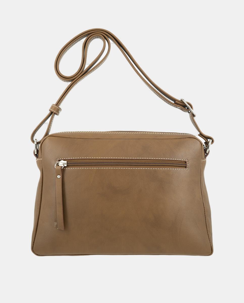 Mala a Tiracolo com Três Departamentos Exteriores Camel-3