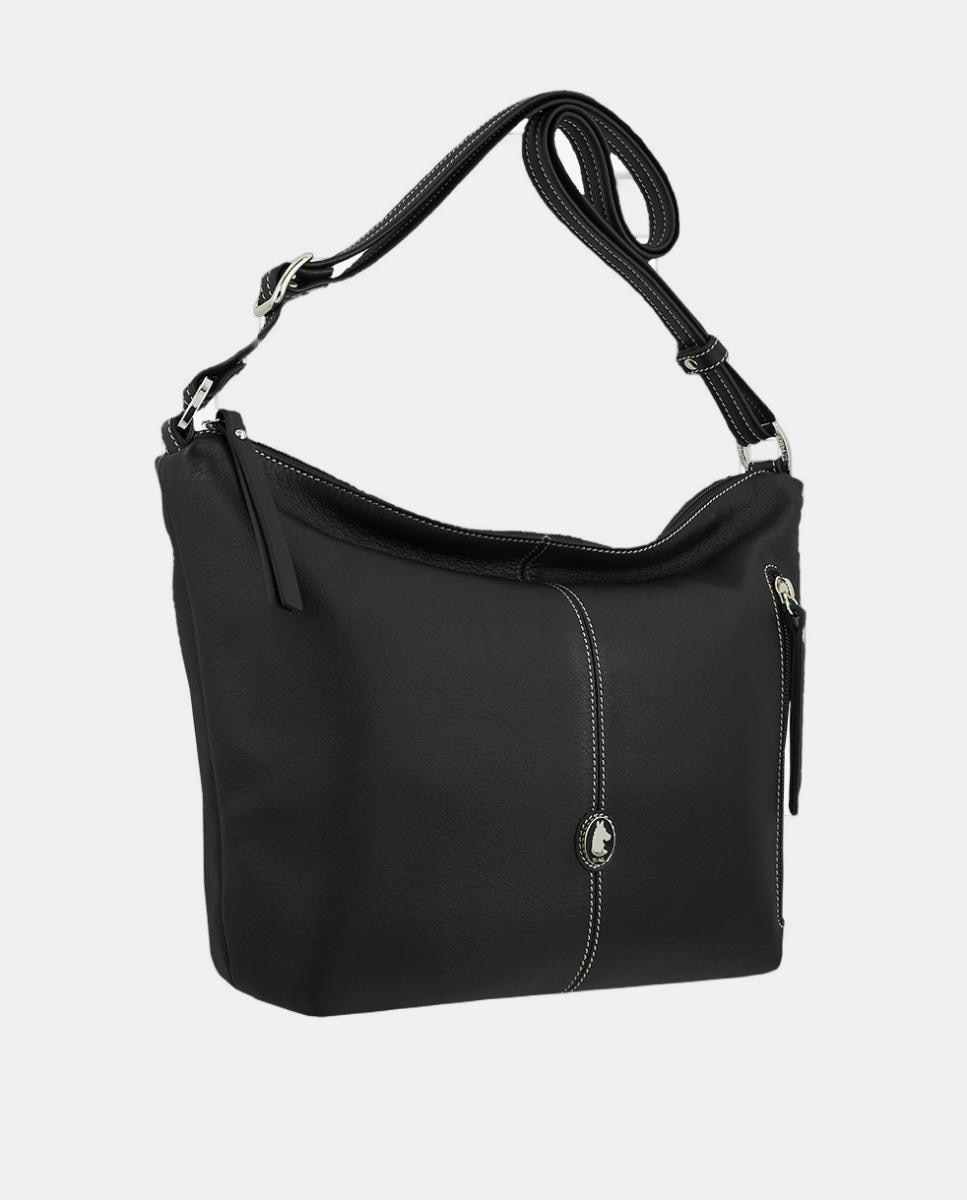Bolso góndola con bandolera regulable - El Potro - Negro Negro-2