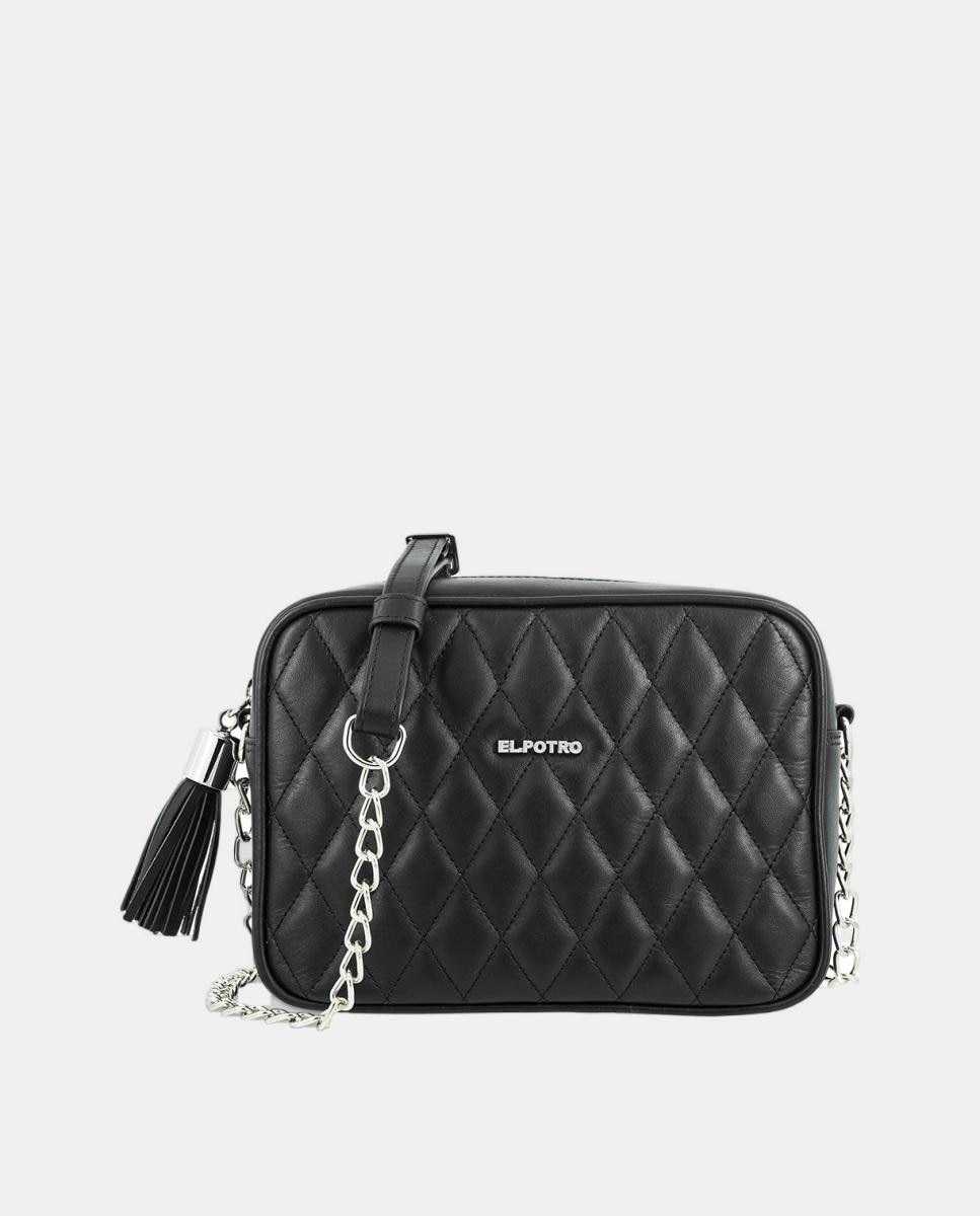 Bolso bandolera con asa regulable - El Potro - Negro Negro-1