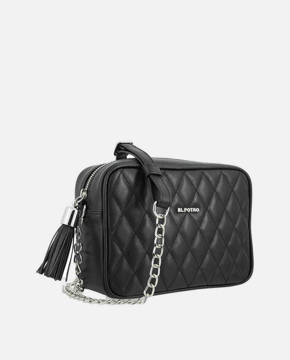 Bolso bandolera con asa regulable - El Potro - Negro Negro-2