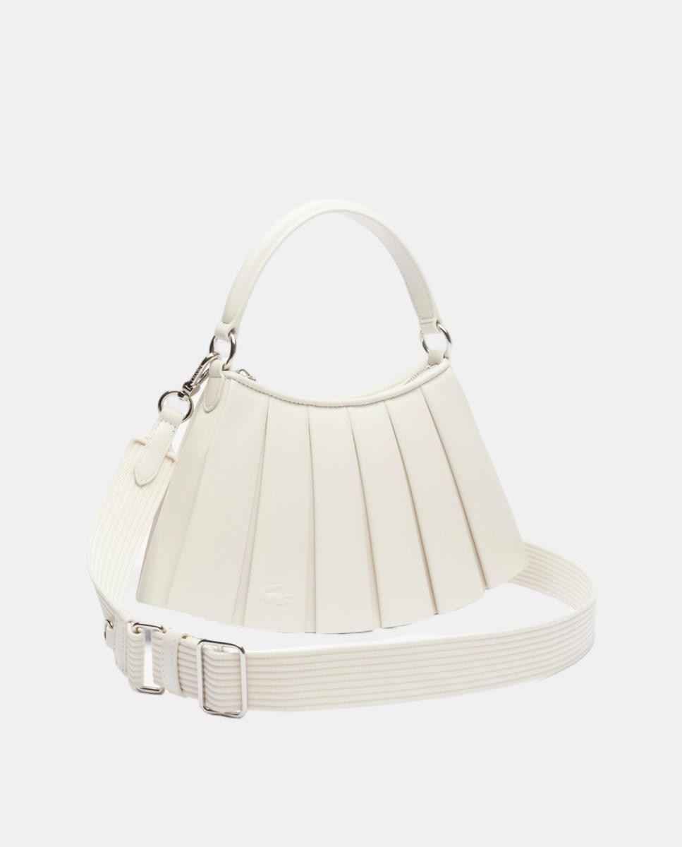Mala em Pele Pequena Lenglen Runway Branco-3