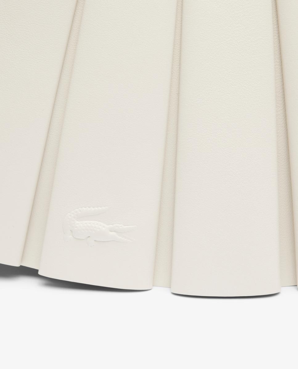 Mala em Pele Pequena Lenglen Runway Branco-5