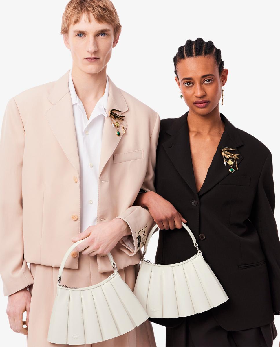 Mala em Pele Pequena Lenglen Runway Branco-6