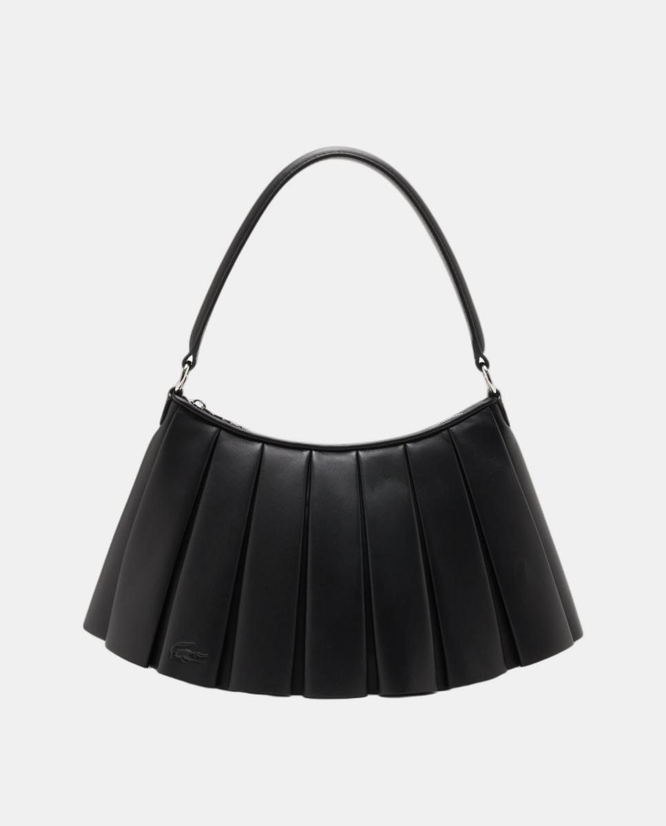 Bolso de piel Lenglen Runway - Lacoste - Negro Negro-1