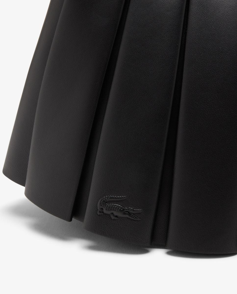 Bolso de piel Lenglen Runway - Lacoste - Negro Negro-5