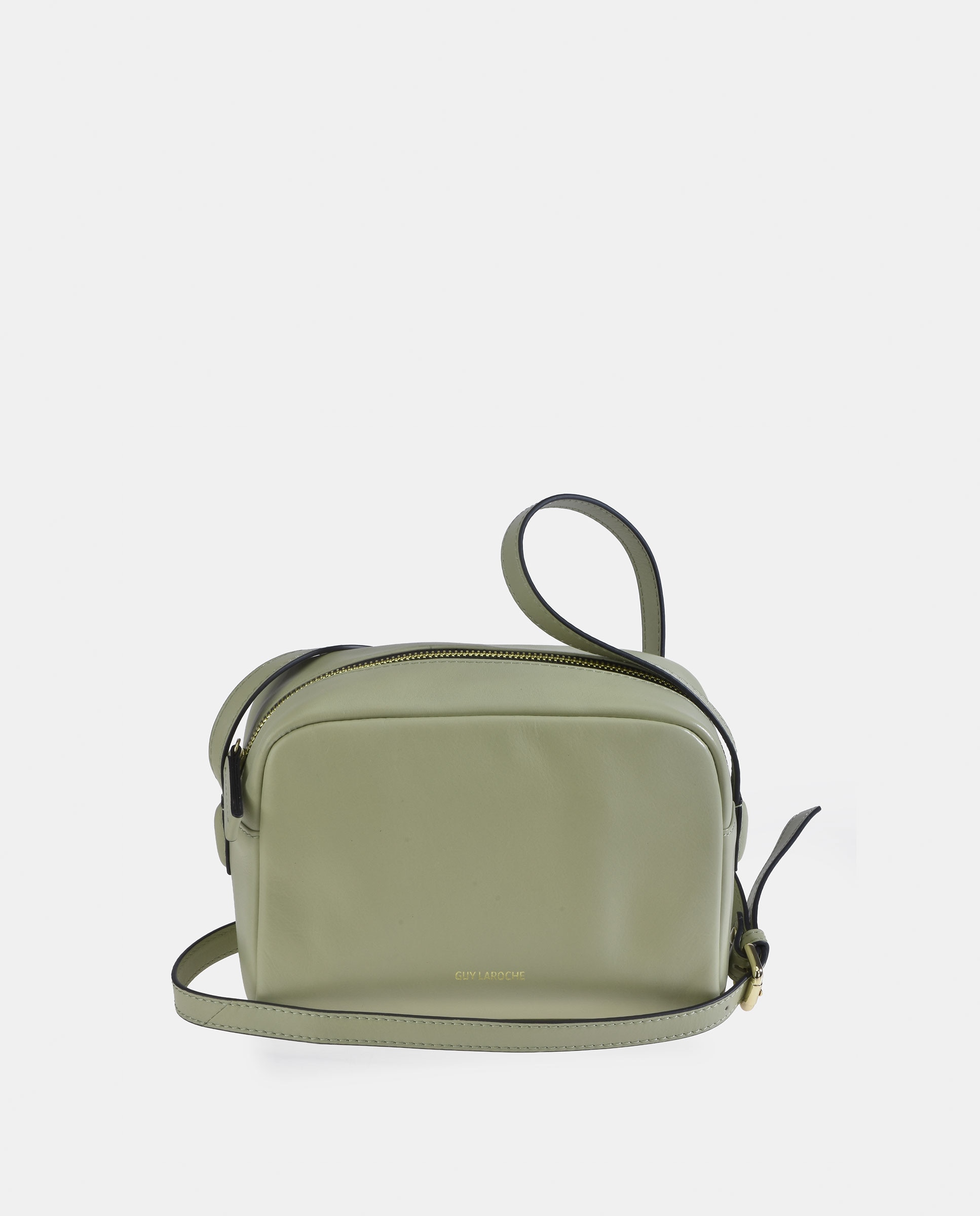 Imagem 0 de Mala Crossbody em Pele com Fecho de Correr