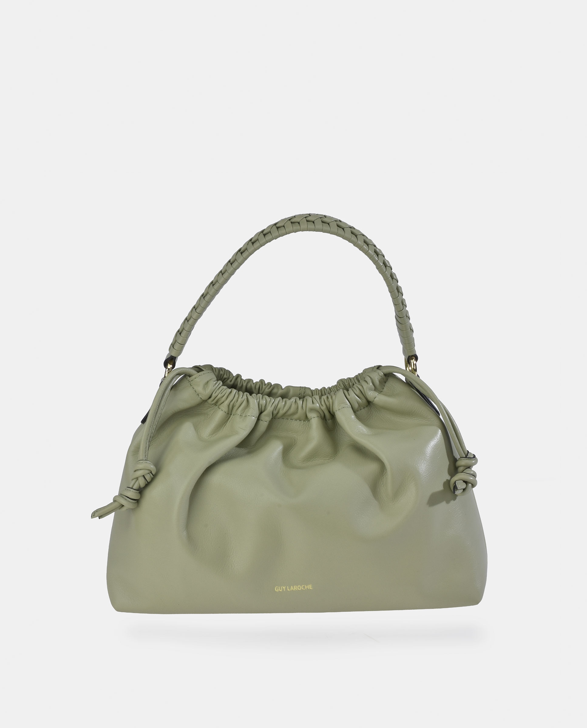 Imagem 0 de Mala Tipo Bucket em Pele com Fecho Magnético e Cordão