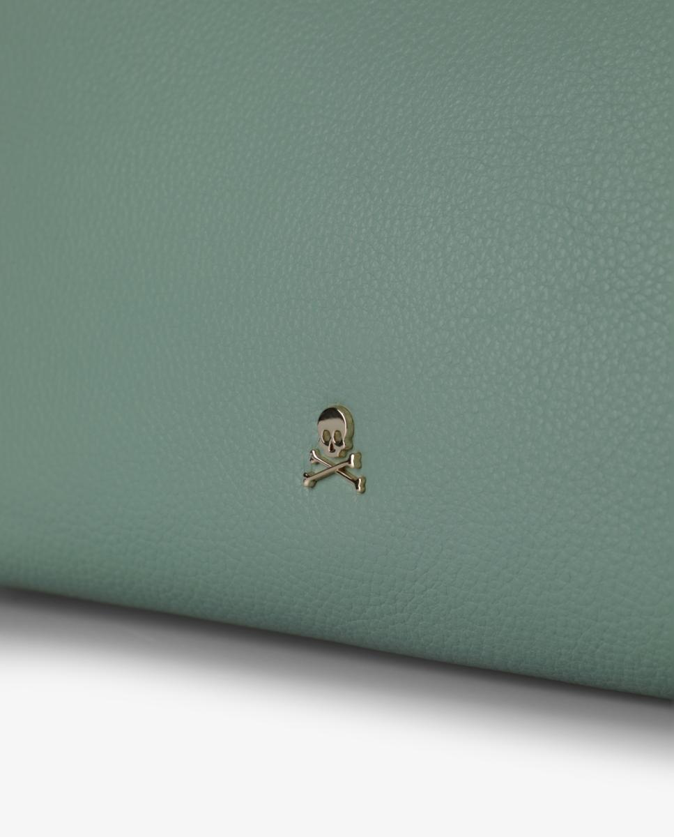 Mala Shopper em Pele Verde-5