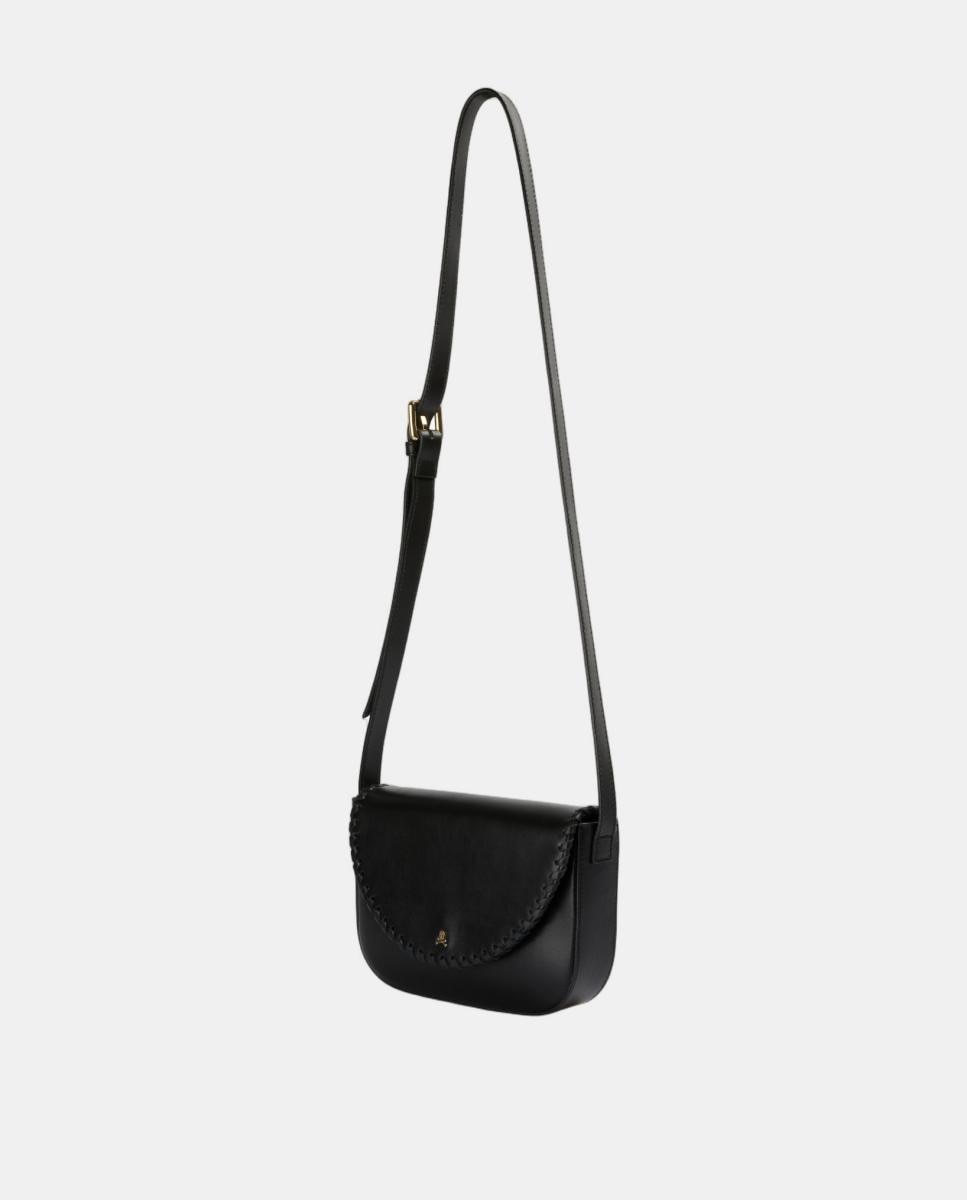 Mala em Pele Cruzada Preto-3